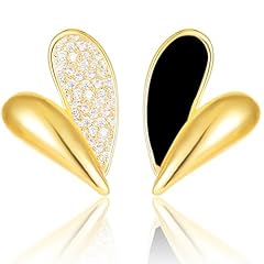 Black-14K Gold Plated