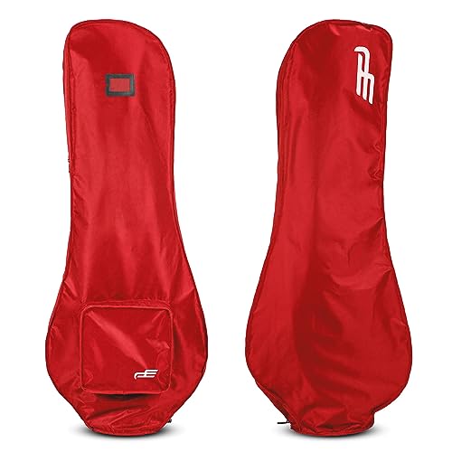 Dr.Acces Golf Club Bag Rain Cover Bag Dustproof Waterproof Foldable Golf Carry Bag (Red)