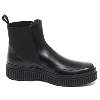 Tod's E2834 Beatles Donna Nero Scarpe Tronchetto Shoe Boot Woman – Image 2