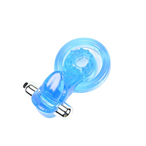 Shootmy Waterproof Cock Ring Vibrator Dual Pleasure Vibrating Cock Ring for Men with 3 Silicone Cock Rings, Blue Shootmy Waterproof Cock Ring Vibrator Dual Pleasure Vibrating Cock Ring for Men with 3 Silicone Cock Rings, Blue