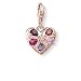 Produktbild Thomas Sabo Damen Charm-Anhänger Herz mit Steinen Roségold Charm Club 925 Sterling Silver 1494-626-9