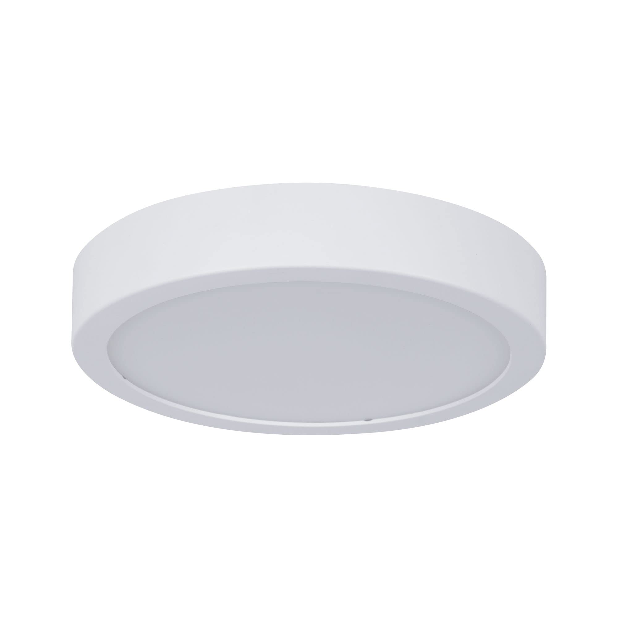 Paulmann 78924 Panel de luz de techo LED Aviar IP44 redondo 220mm 4000K Blanco incl. 1x13 Watt regulable Panel de luz plástico