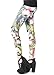 Fashion Mic Stella Elyse Funky Print Cotton Leggings (Regular (S/M), Tropical)