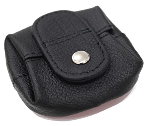 Van Der Rich ® - Mini Portafoglio Piccolo Pelle - Donna/Uomo (Nero)