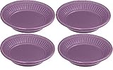 Lenox French Perle Lavender 4 Dessert Plates LIGHT PURPLE New in box