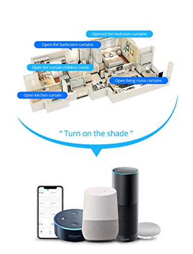 zemismart Tuya WiFi Motor de persianas de rolo motorizado para 38 MM(1.5 polegadas) Tube inteligente