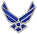 Metal Lapel Pin - US Air Force Pin & Emblem - US Air Force Wings II Logo 3/4"