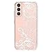 MOSNOVO Galaxy S9 Case, Galaxy S9 Cover, Girls Blossom Stripes Floral Flower Pattern Clear Design Transparent Hard Back Case with Soft TPU Bumper Protective Case Cover for Samsung Galaxy S9 (2018)