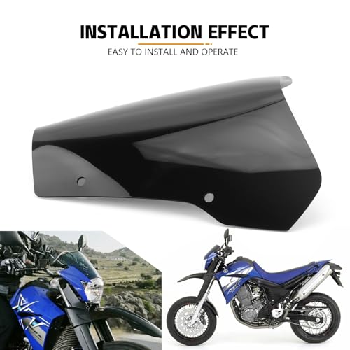 Visière pare-brise Yamaha XT660 R déflecteur de vent aérodynamique et anti-vibrations - 7