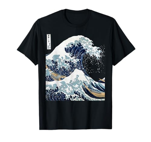Grande vague Hokusai célèbre art japonais T-Shirt