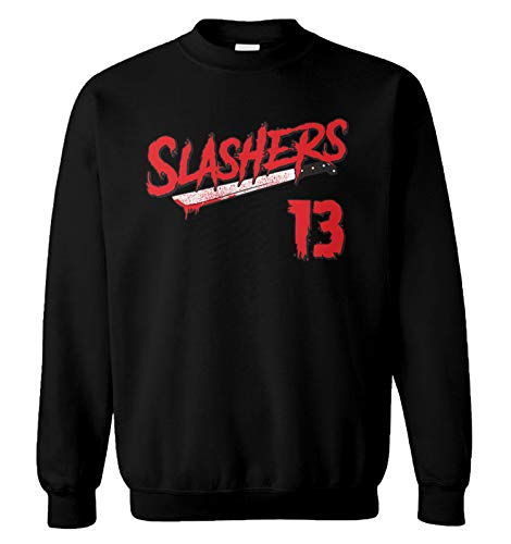Haase Unlimited Slashers Voorhees 13 Jersey - Horror Movie Friday Unisex Crewneck Sweatshirt