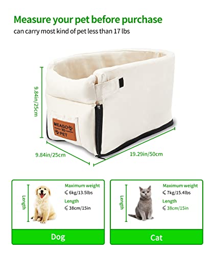 Irishom Siège Auto Pour Chien Avec Console Centrale