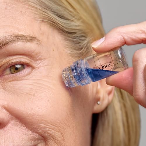 Qure Micro-Infusion System for Face - All Skin Types, Easy 5min at-Home Skincare Facial Application - 2 Month Supply Mix Set