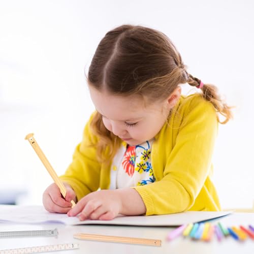 Nurila 4 Stück Radierbarer Kugelschreiber, Tierthema Radierbare Stifte, Niedlich Gelstifte Radierbar, Erasable Pen mit 0.5mm für Schule, Büro, Schreiben, Kinderschreiben, Radierstifte (Blaue Tinte)