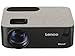 Lenco LPJ-700 Mini Beamer - Bluetooth Beamer - Mini Projektor 4000 Lumen - 30.000 Stunden Lebensdauer - Full HD - Bluetooth 5.0-2 x HDMI - USB - Fernbedienung - Schwarz/Grau