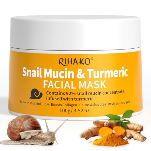RIHAKO Jelly Mask For Facial Skincare Gift Kits, Peel-Off Hydrating Icy Jelly Mask, Hydrogel Jelly Face Mask Set,Turmeric Vitamin C, Rose & Green Tea,Diy Home Spa Kit - & Her
