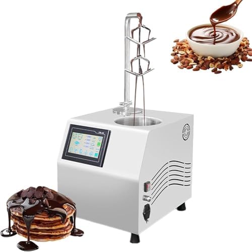 7L Commercial Chocolate Melting Pot & Tempering Machine with Touchscreen - Ideal for Chocolate Shops & Bakeries, Melts Fondue & Hot Chocolate Efficiently,5.5L