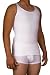 Underworks Cotton Concealer Compression Tank Top, X-Large, White