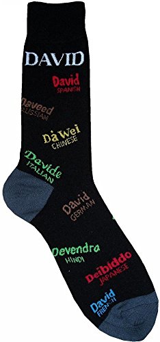 Evolution Avenue David Socks(How to say David in 8 different languages)