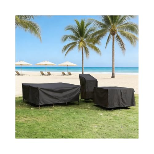 Housse de protection meuble de patio imperméable 150x150x75 cm