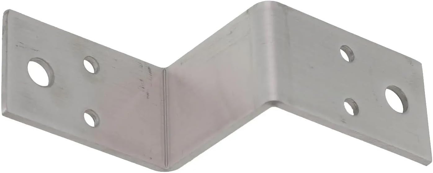 Z-Shaped Corner Connector 1 Pcs 3 * 35 * 60 * 20mm 3 * 35 * 60 * 40mm Corrosion-Resistant Thickened Multifunctional Not Easy to Oxidize(40mm)