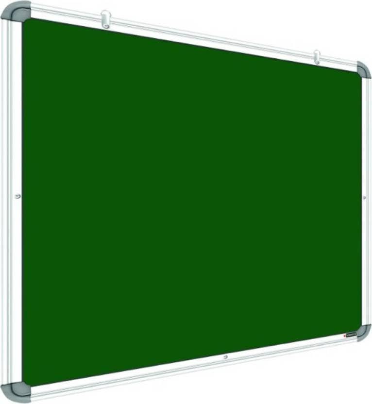 Image of Non-Magnetic 2X2 Feet Double Sided White Board & Chalkboard Both Side Writing Boards, One Side Whiteboard Marker & Back Side Chalkboard Surface - Pack of 1 Piece