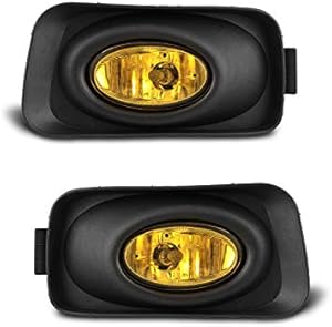 AUTOWIKI Fog Lights for 2004-2005 Acura TSX OEM Replacement Fog Lamps With Yellow Lens 2PCS