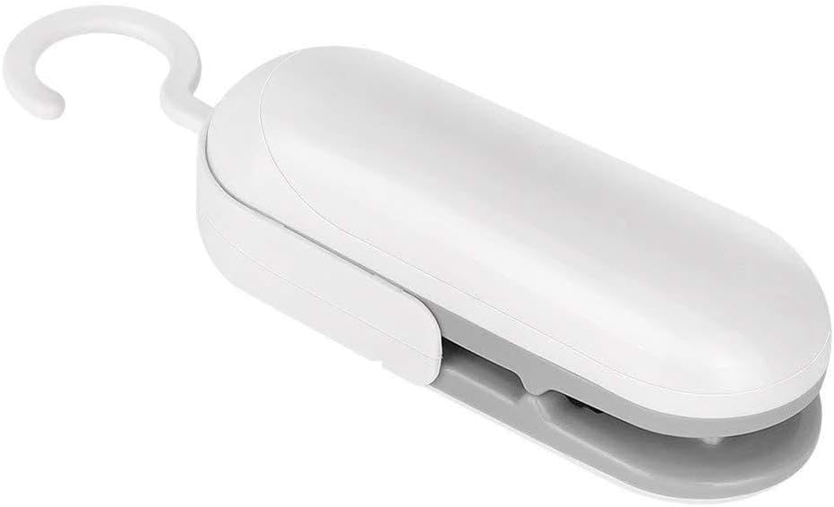 Valuu Mini Handheld Sealer Heat Bag Sealer Mini Sealing Machine Hand Pressure Heat Sealing Machine Handheld Plastic Bag Sealer Mini Food Sealer for Plastic Bags Food Saver Storage