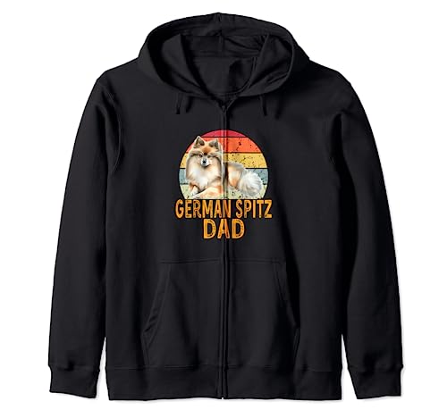 German Spitz Dog Dad Retro Vintage Funny Dogs Are My Cardio Sudadera con Capucha