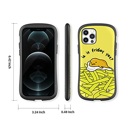 Iface X Sanrio First Class Series Case For Iphone 12/12 Pro – Cute Shockproof Hybrid [Hard Cover + Bumper] Cell Phone Cases Accessories For Girls, Women – Gudetama (Is It Friday Yet?) #TOP5