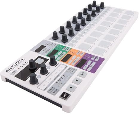 Arturia BeatStep Pro Controller and Sequencer Aftertouch, Velocity Sensitive, With 2 Independent Melodic Sequencers, Drum Sequencer, 16 Drum Pads, MIDI/CV/Gate I/O and Music Production Software
