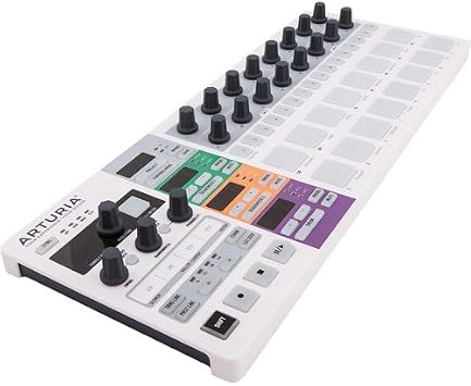 Arturia BeatStep Pro Controller and Sequencer Aftertouch, Velocity Sensitive, With 2 Independent Melodic Sequencers, Drum Sequencer, 16 Drum Pads, MIDI/CV/Gate I/O and Music Production Software