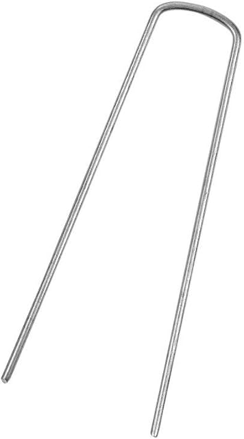 Heavy Duty Durable Steel Metal Tent Camping Gazebo Tarpaulin Pegs Hooks 20 Pack