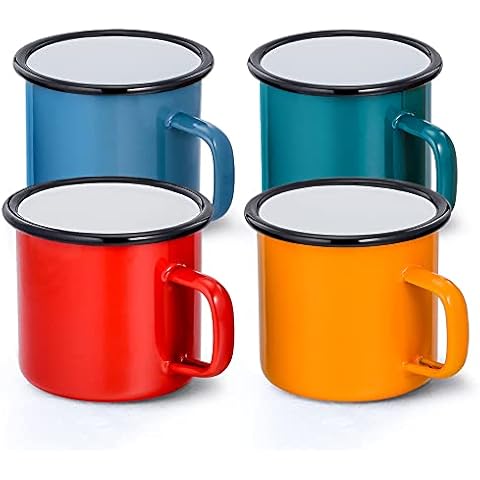 Joyfair Enamel Coffee Mug Set of 4 Cover