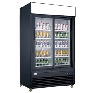 Commercial Refrigerator Glass 2-Doo...