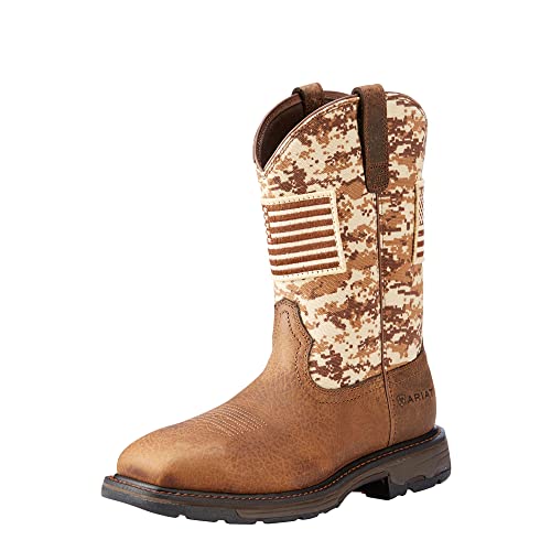 ARIAT Men’s WorkHog Patriot Work Boot by ARIAT - Used condition - US$54.03