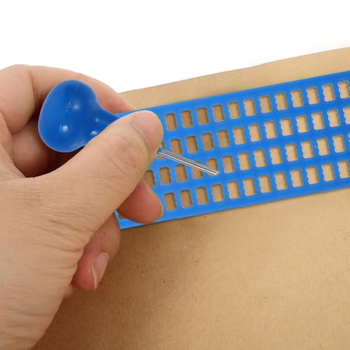 Healvian Wiederverwendbare Braille-Schreibtafel Aus Kunststoff Mit Stylus Stift Set Robustes Braille Board Für Blinde Leicht Tragbare Sehhilfe Zum Lernen Und Alltag