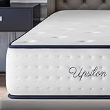 5FT King Mattress Extra Firm Comfort,12.6 Inch Viscoelastic Gel Memory Foam Mattress, Orthopedic Support - Back & Hip Pain Relief - Breathable 3D Soft Fabric, OEKO-TEX Certified, 150x200x32cm, Upsilon