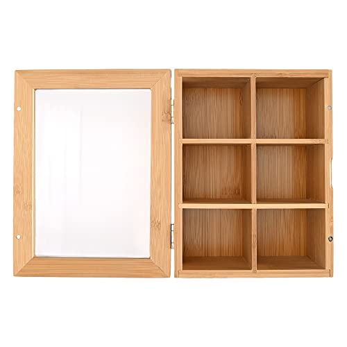 Mimo Style Caixa Para Café e Chá Ecokitchen 21cm, Feita Inteiramente de Bambu. Resistente, Durável e