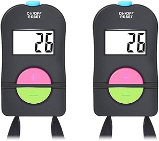 2 Pcs Digital Electrónico Digital Contador,Portátil Digital Contador Manual,Contador Deportivo Digital de Golf Pequeño,para Escuelas,Competiciones,Estadios Deportivos,Restaurantes