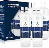 TEEHAY W10295370A Filtro dell'acqua di ricambio, compatibile con EDR1RXD1, Filter 1, WHR1RXD1, W10295370, KAD1RXD1, P8RFWB2L, P8WB2L, P4RFWB, P5WB2L (bianco, confezione da 4)