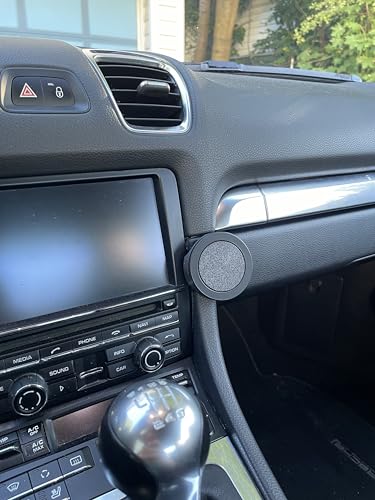 Phone Mount for Porsche 911 (991, 2011-2019) and Cayman/Boxster (981/982, 2013-2026) - Magsafe Compatible, Precision Fit Phone Holder, No adhesives, No Drilling, Tool- Free OEM Style Integration