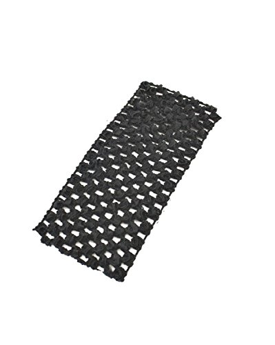 Zac's Alter Ego Women's Elasticated Crochet Headband One Size Elasticated Black