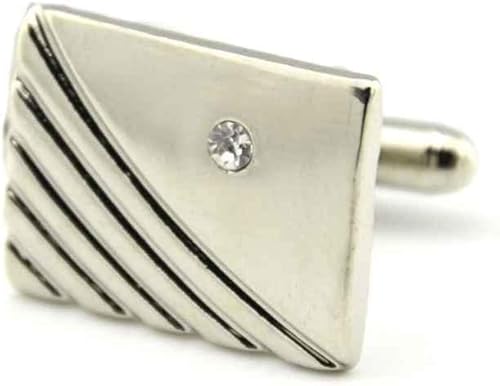 Modern Men's Metal Tie Clip Cufflink for Work Suit Wedding Shirt Business Shirt