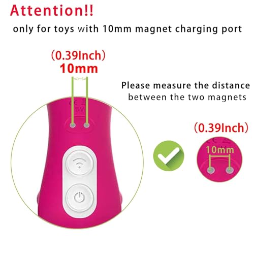 Bicmice Magnetic USB DC Charger Cable Replacement Charging Cord-(10MM/0.39Inch)