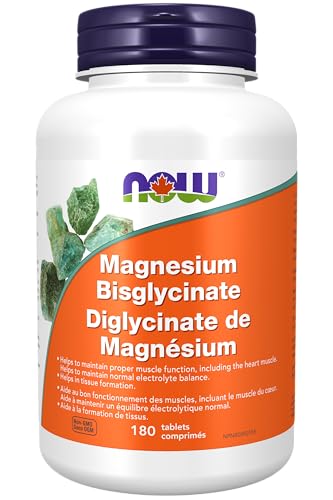 Now Foods Magnesium Bisglycinate 100Mg 180Tab