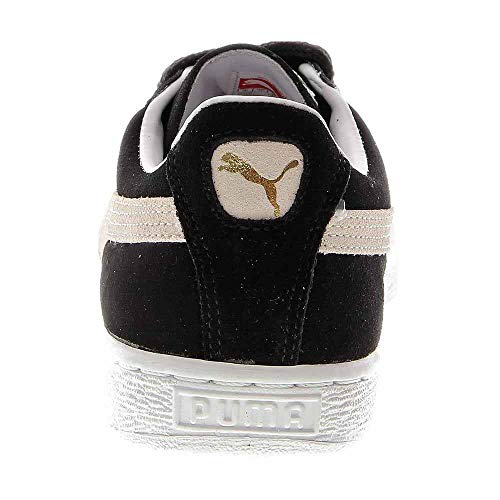 PUMA PUMA Suede Classic Sneaker,Black/White,5 M US Men's