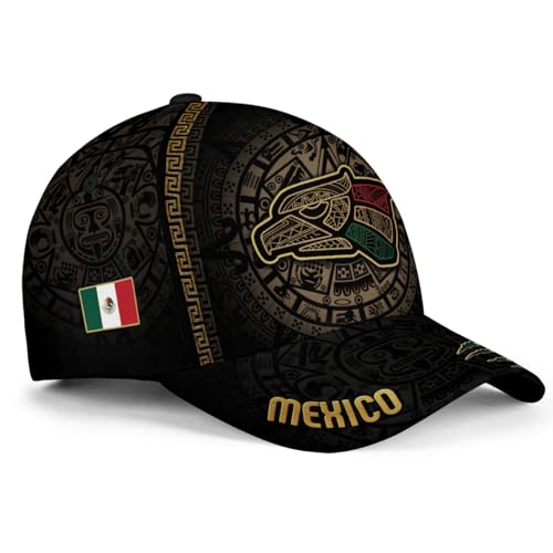 Image of Mexico Hats for Men, Mexico Baseball Cap, Mexican Hat, Mexican Flag Hats
