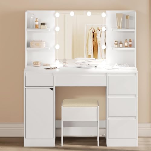 WOLTU Tocador con Luces LED Regulables