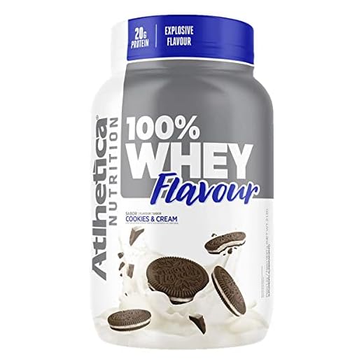 Atlhetica Nutrition 100% Whey Flavour - 900G Cookies E Cream -